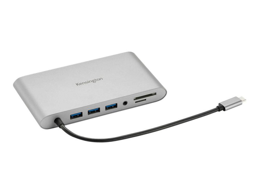Kensington Uh1440p Mobile Usb-C Duale Video Dockingstation Mit 85 W Power Pass-Through – Dp/Hdmi/Vga, Kabelgebunden, Usb 3.2 Gen 1 (3.1 Gen 1) Type-C
