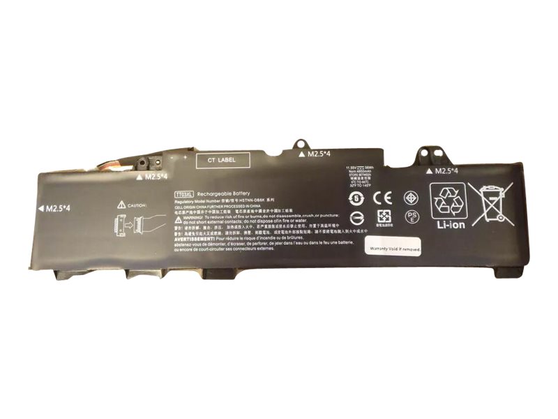 CoreParts - Batteri til bærbar computer (svarende til: HP 3RS08UT#ABA, HP 932824-1C1, HP 932824-2C1, HP 932824-421, HP 933322-855, HP HSN-I13C-5, HP HSN-I17C-5, HP HSTNN-DB8K, HP HSTNN-LB8H, HP TT03056XL, HP TT03XL) - Litiumion - 3-cellet - 4400 mAh - 49 Wh - sort - for HP EliteBook 755 G5, 850 G5  RP9 G1 Retail System  ZBook 15u G5