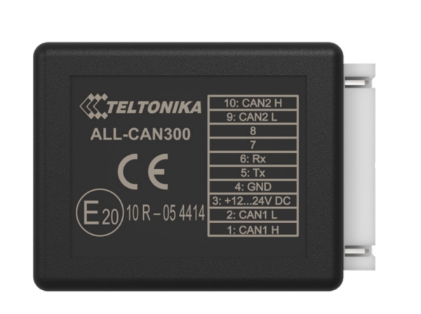 Teltonika · Zubehör· Tracker· All-Can300, 55 G, 41 Mm, 33 Mm, 14,5 Mm, -40 - 85 °C, 1 Stück(E)