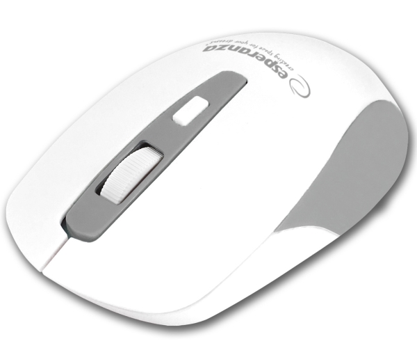 Esperanza Em130w Trådløs Bluetooth 4D-Mus, Hvid