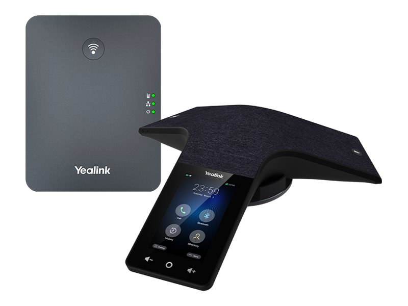 Yealink CP935W-Base - VoIP-konferenssystem - med Bluetooth interface - IEEE 802.11a/b/g/n (Wi-Fi) / Bluetooth 4.2 / DECT - 5-vägs samtalsförmåg - SIP, SIP v2 - svart | Möbler - Tavla & Displays - Videokonferens | GameStuff