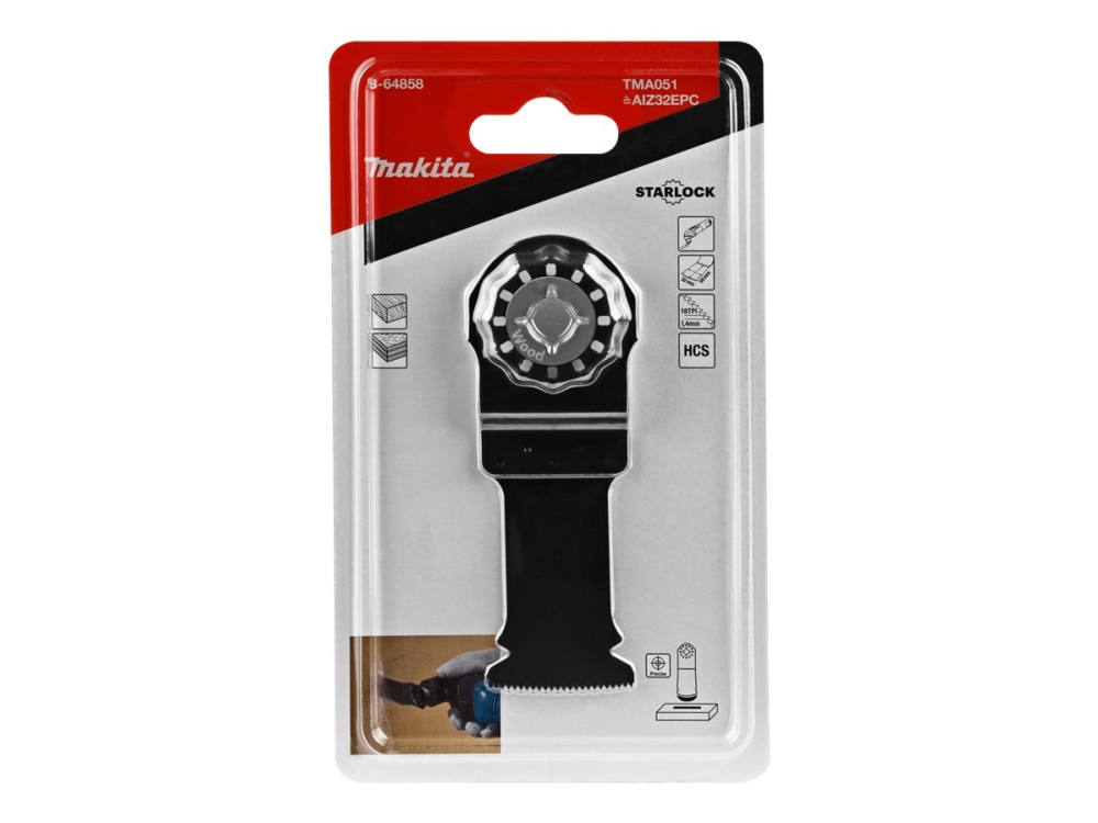 Makita TMA051 - Djupsågblad - för trä, spånskivor, plywood, barrträ, epoxi, laminatgolv - bredd: 32 mm | Sticksågar | GameStuff