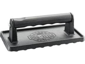Gefu 89334, Burgerpresser, Sort, Jern, Træ, Rektangulær, 100 Mm