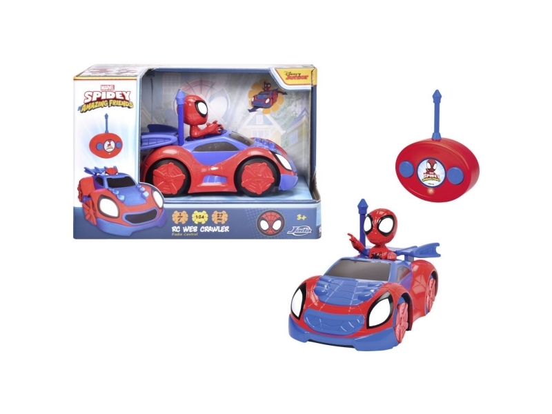 Dickie „Disney Marvel Spidey Car RC Cabriolet Roadster“ nuotolinio valdymo valdymas