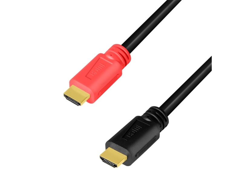 Kabel Hdmi A/M-&Gt A/M 4K/60Hz Logilink 15M Sort/Rød