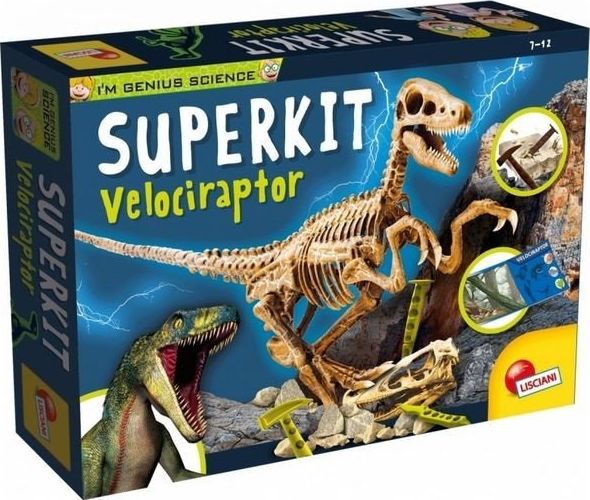Ich Bin Ein Genie Velociraptor Super Bausatz 80632 Lisciani