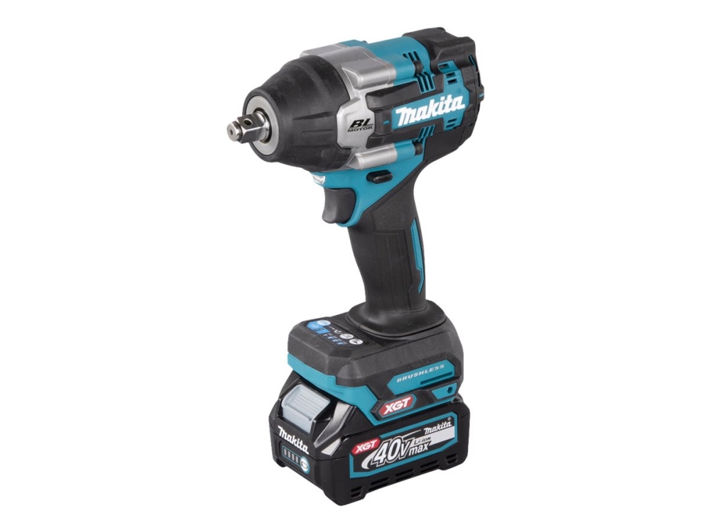 Makita 40Vmax Xgt 1/2" 2X4.0Ah 750Nm Piercle Tw007gm201 Slagnøgle
