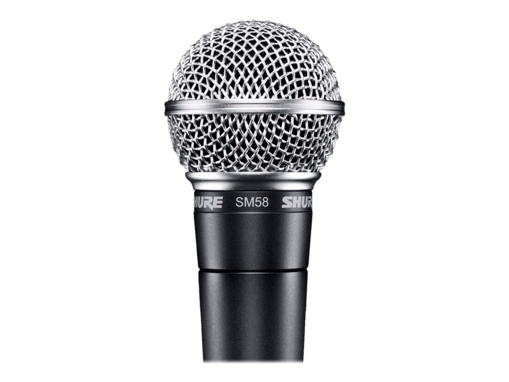 Shure Sm58, Studio-Mikrofon, 50 - 15000 Hz, Kardioide, Verkabelt, Schwarz, 1 Stück(E)