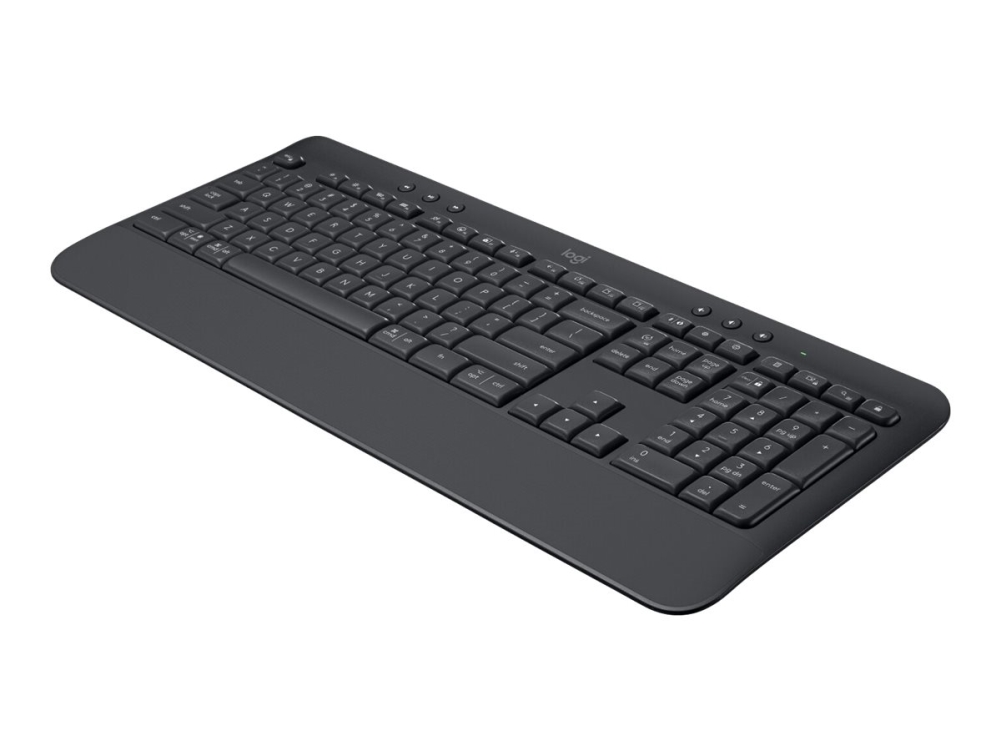 Logitech Signature K650 - Tastatur - Trådløs - Bluetooth 5.1 - Azerty - Hollandsk - Grafit