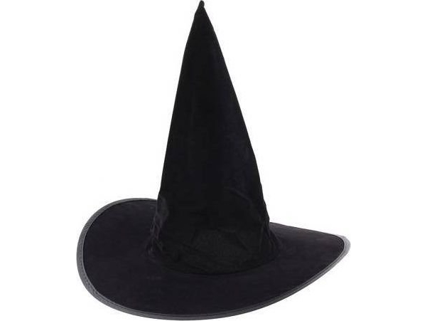 GoDan Halloween flockad häxhatt - 1 st universal | Leksaker - Rollek - Kostym tillbehör | GameStuff