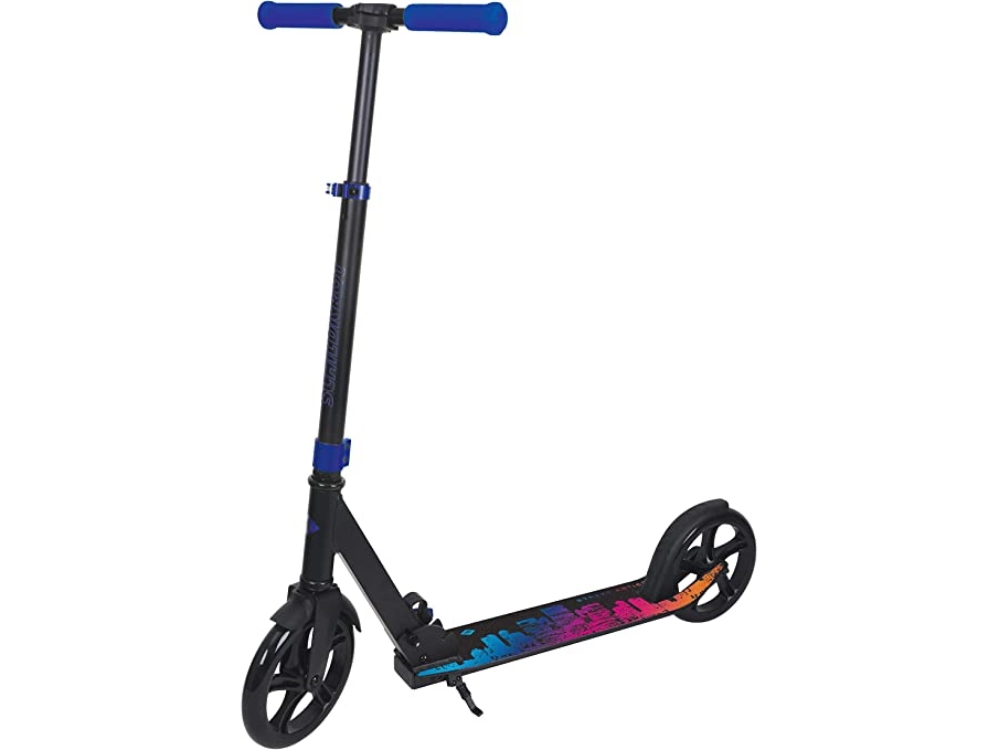 Schildkröt Tretroller City Scooter Street Artist 2.0, Blau Aluminium Deck Und Lenker, 200 Mm Pu Räder, One-Klick - 1 Stück (510104)