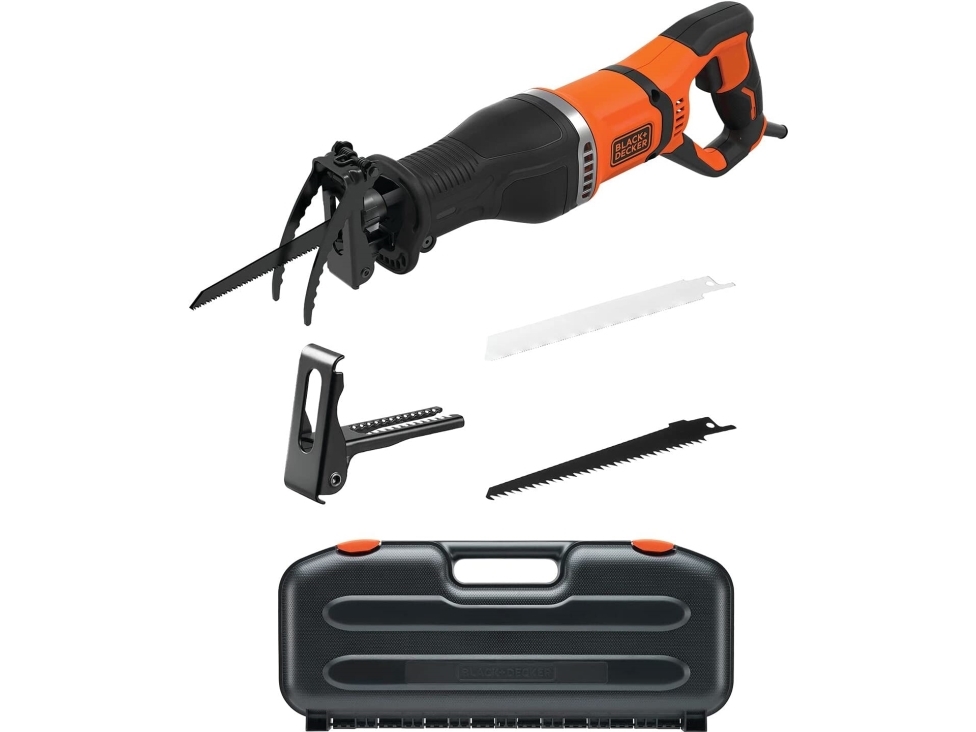 Black & Decker BES301-QS, Svart, Orange, 2800 spm, AC, 750 W, Metallsågblad, Träsågblad, 1 styck | Elverktyg - DIY - Elverktyg 230V - Tigersåg | GameStuff