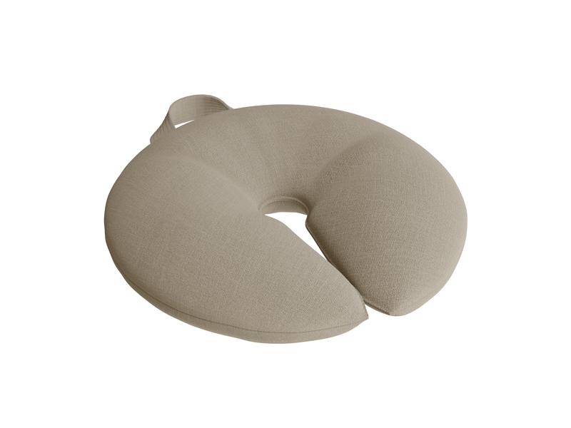 Sitzkissen Donut, Ø400 Mm, Grauer Textilbezug