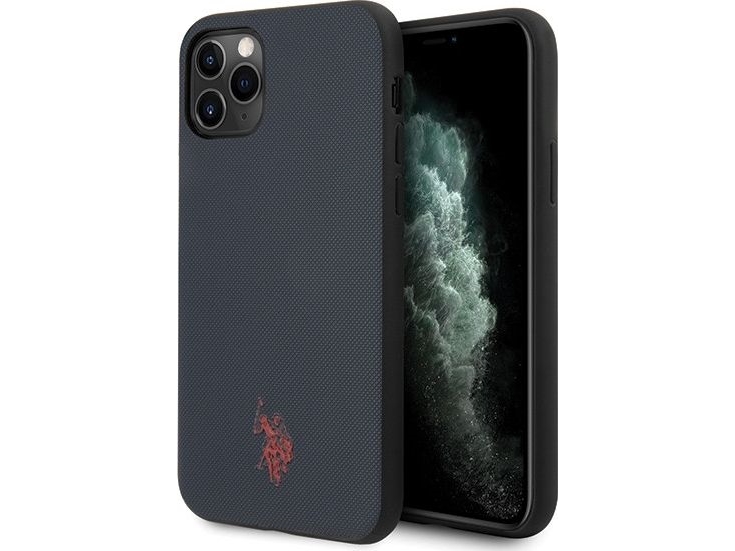 Tasche Us Polo Assn Us Polo Us Polo Ushcn65slhrbk Iphone 11 Pro Max Schwarz/Schwarz Silikon Kollektion