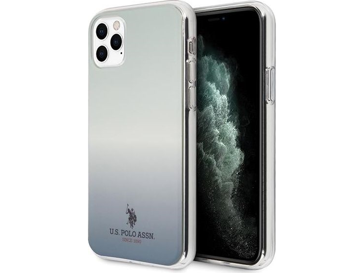 Dėklas „Us Polo Assn“ „Us Polo Ushcn58trdglb“ „Iphone 11“ Promėlyno Spalvos Gradiento Rašto Kolekcija