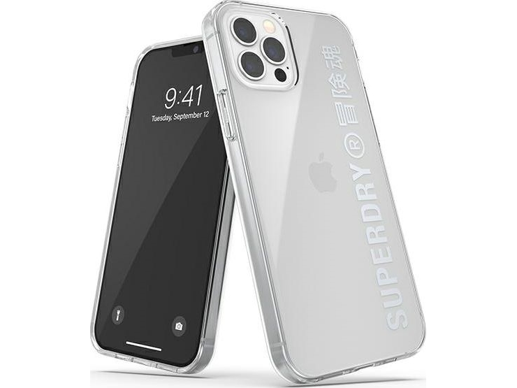 Dėklas Superdry Snap Case Clear Iphone12/12 Pro Transparent / Sidabrinis