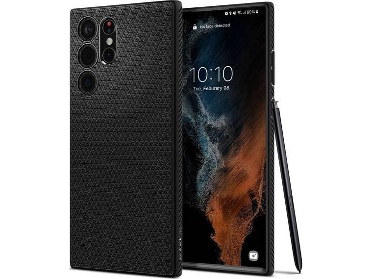 Spigen Liquid Air, Cover, Samsung, Galaxy S22 Ultra 5G, 17,3 Cm (6.8"), Sort