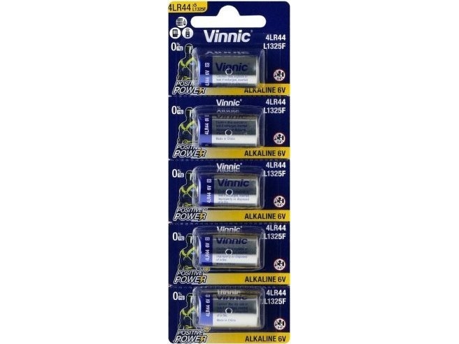 Spezialbatterie Vinnic 4Lr44 / L1325f / 544A / A544 Blister Med 5 Stk.