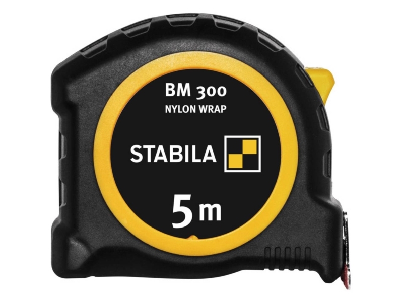 Ruletė BM300 dvipusė metrinė skalė 27mm x 5m, Stabila