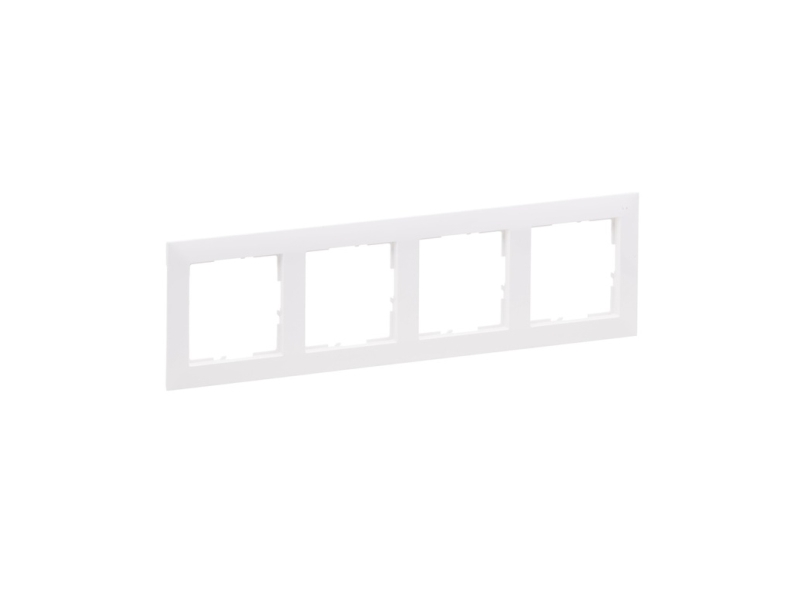 Legrand Suno Rahmen 4-Fach Weiß 721504