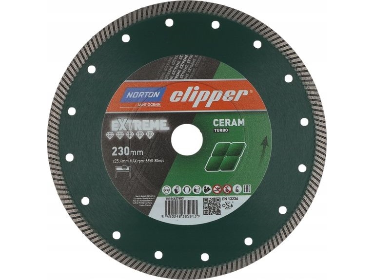NORTON D.TURBO DISC 230mm CLIPPER EXTREME CERAM