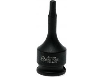 Teng Tools 6-Punkts Slagstikdåser Med 3/8" Firkantet Skaft 4 Mm