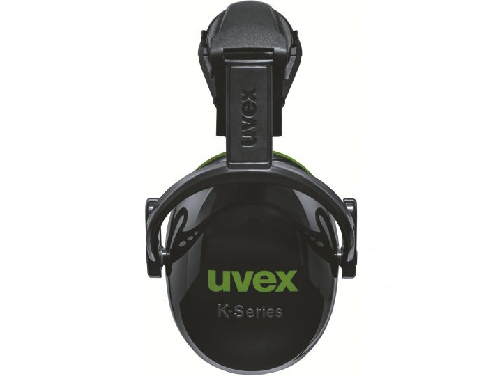 Uvex K10H, Kypärä, Rakentaminen, Musta, Vihreä, 28 dB