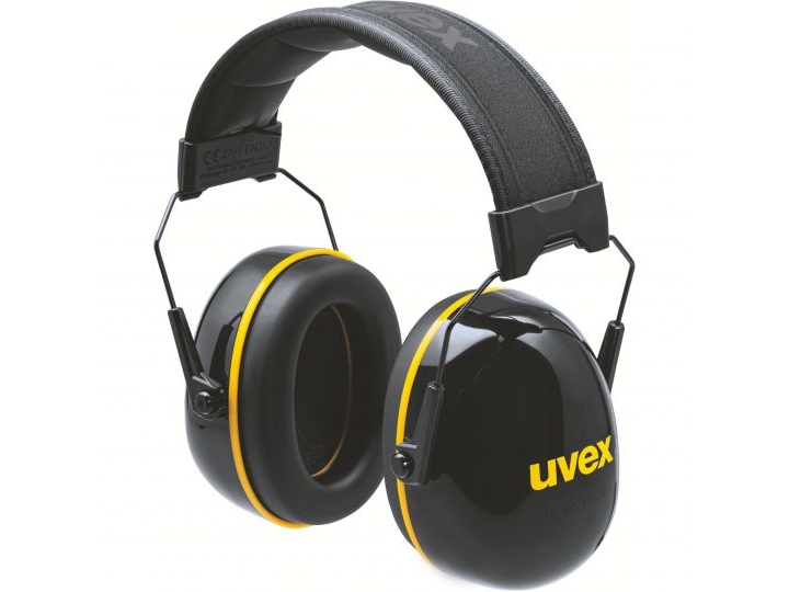 Uvex K20, Huvudband, Bygge, Svart, Gul, 33 dB | Kläder & Säkerhet - Säkerhetsutrustning - Hörselskydd | GameStuff