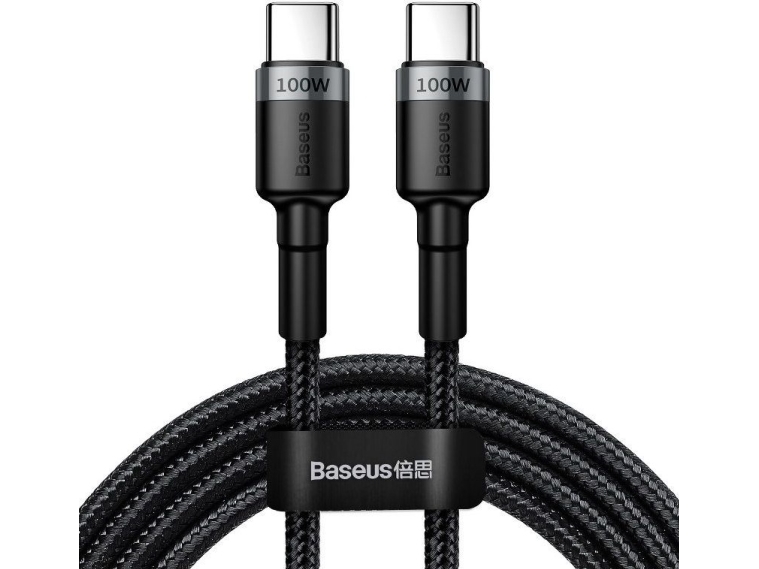 Baseus Cafule, 2 M, Usb C, Usb C, Usb 2.0, 480 Mbit/S, Schwarz