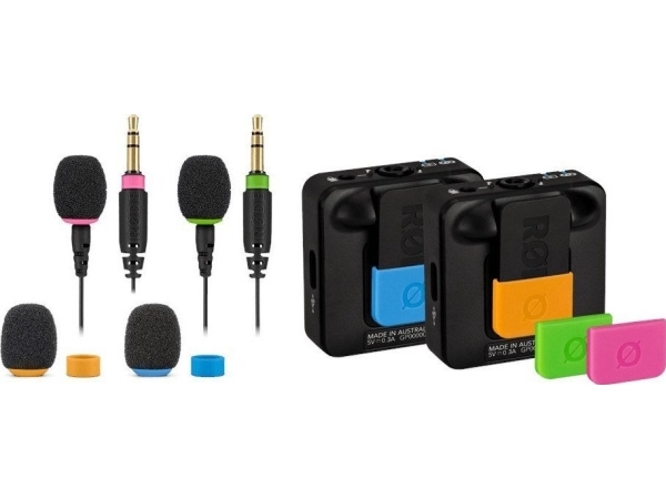 Rode Colors 2 Farbige Aufsätze Für Wireless Go Und Lavalier