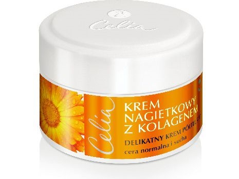Celia Delicate Collagen Cream Semi-Oily For Face Marigold 50Ml
