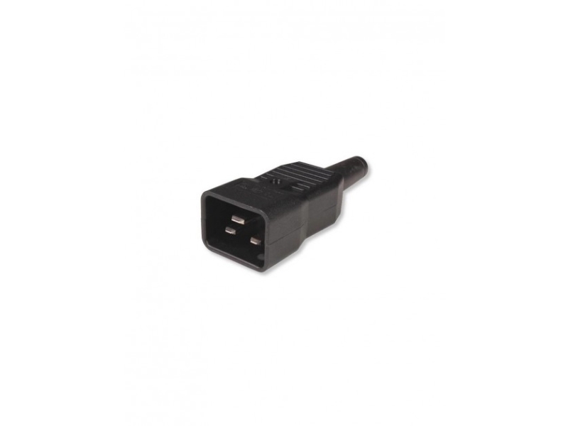 Techly I-Case Strip-18C20, Basis, 1U, Enfaset, Vandret, Aluminium, Sort, Rød