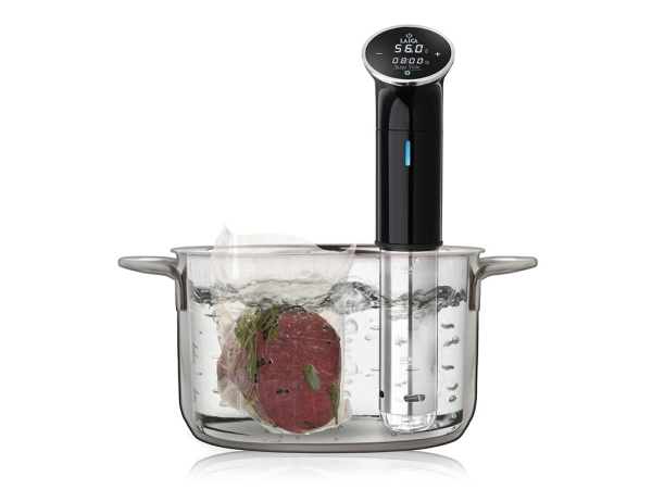 Laica SVC107L, Sous vide nedsænkningscirkulator, Sort, Rustfrit stål, 25 °C, 95 °C, Berøring, 100 t
