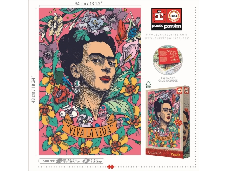 Educa 500 "Viva La Vida", Frida Kahlo