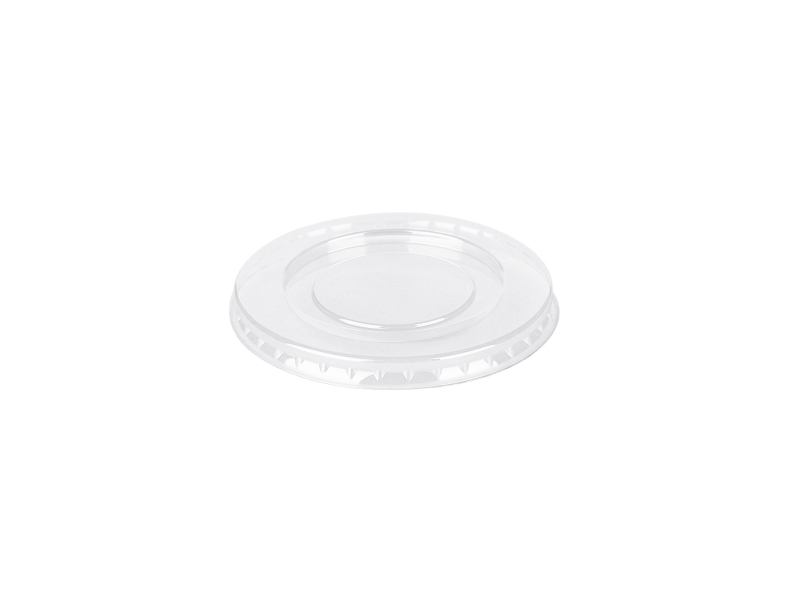 Plastlåg Ø74 Mm Apet Klar Til Dressingbæger 90/110 Ml,100 Stk/Ps - (100 Stk.)