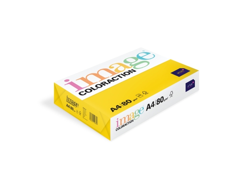 Kopipapir Image Coloraction A4 80G Sevilla Dark Yellow 500Ark/Pkt
