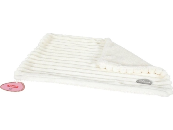 Zolux Katteleje Plaid Naomi 610X425x20 Mm Farve Beige