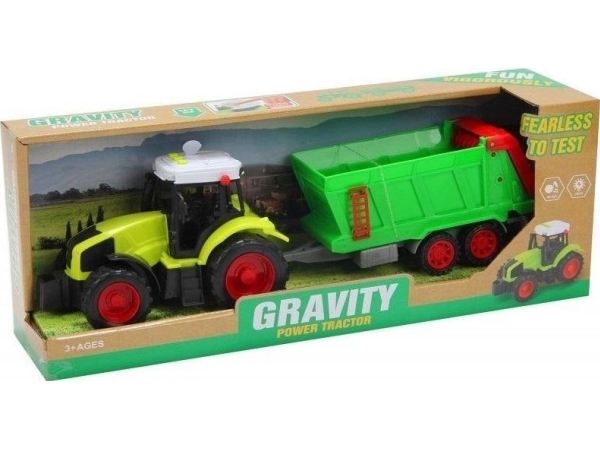 Trifox-traktor med släp och ljud | Leksaker - Bilar och andra fordon - Jordbruksmaskiner | GameStuff