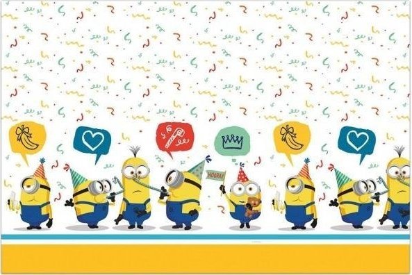 Minions Plastik-Tischdecke