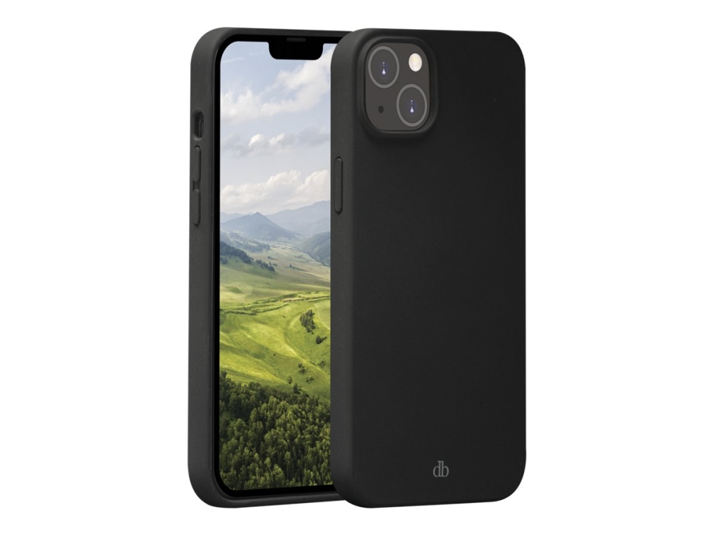 dbramante1928 Greenland - Bagsidecover til mobiltelefon - 100 % genbrugt plastik - natsort - for Apple iPhone 14