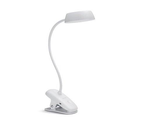 Philips Funktional Tischleuchte, Weiß, Metall, Kunststoff, Homeoffice, Studie, Ip20, Nicht Austauschbare(S) Leuchtmittel, 3 W