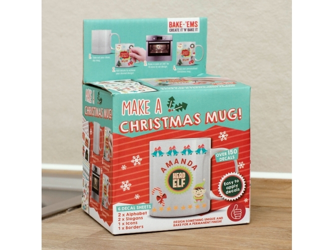 Thumbs Up Myxmasmug, Einzelbild, 0,35 L, Universal, Mehrfarbig, Weiß, Keramik, 1 Stück(E)