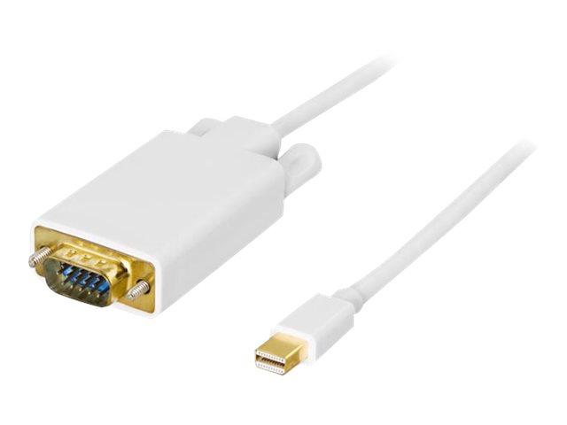 Deltaco Dp-Vga201, 2 M, Mini Displayport, Vga (D-Sub), Männlich, Männlich, Gerade