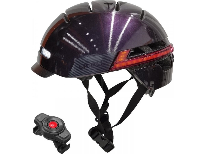 Livall Bh51m Neo Smart Bluetooth Urban Helm Led/Sos Rosa L