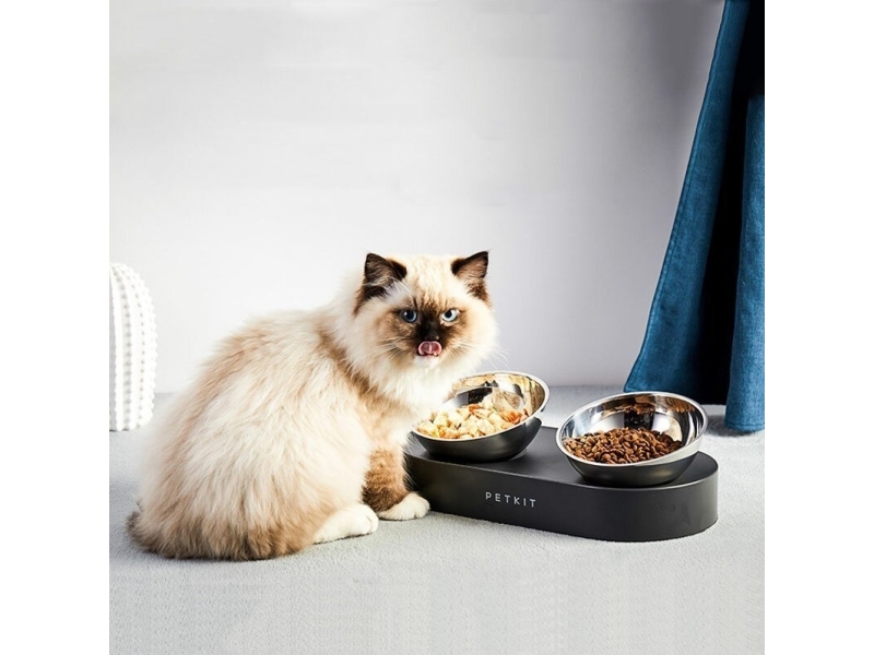 Gyvūnų dubenėliai PETKIT Fresh Nano Metal 0.48 L, ABS/nerūdijantis plienas