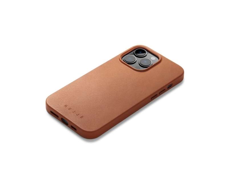 Mujjo Leather Case With Magsafe For Iphone 14 Pro Max - Tan