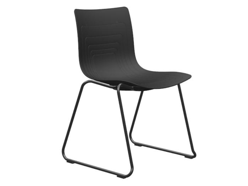 Stol 5 Waves Sort Meder | Möbler - Bord - Kontorsbord | GameStuff