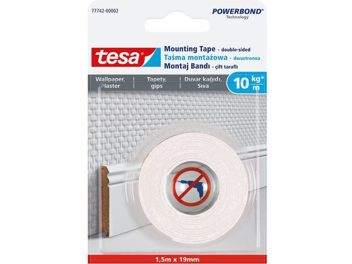 Tesa Sienų apmušalų ir tinkavimo juosta 19mm x 1,5m (H7774202) | Tejp | GameStuff