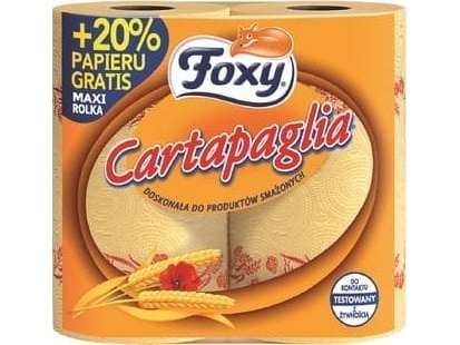 Foxy hushållspapper Cartapagla 2 rullar | Rengöring - Avtorkning - Hushållspapper | GameStuff