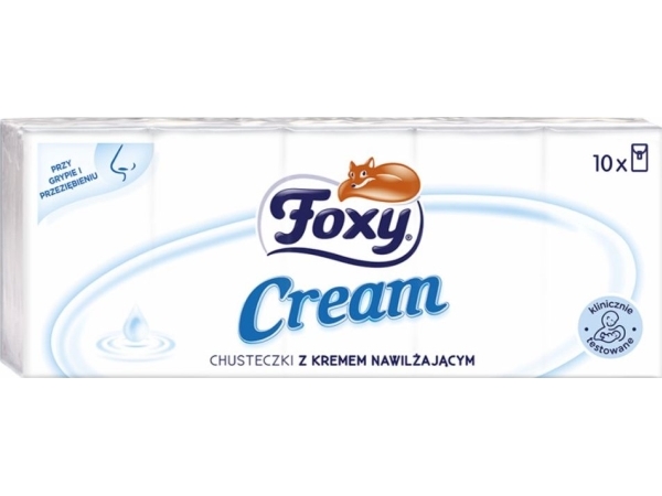 Foxy Hygieniske Servietter Foxy Cream 10X10